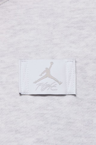 Sweat court polaire - Gris clair chiné