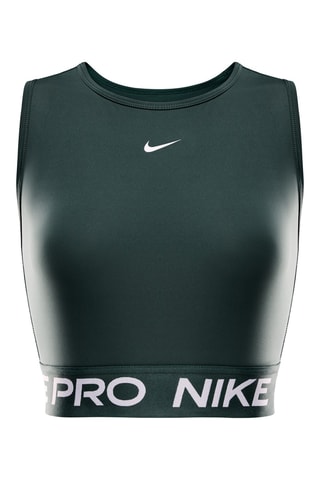 Crop top de fitness - Vert foncé