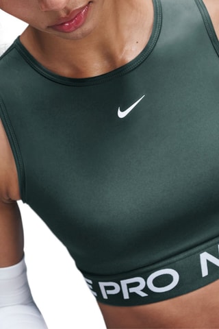 Crop top de fitness - Vert foncé