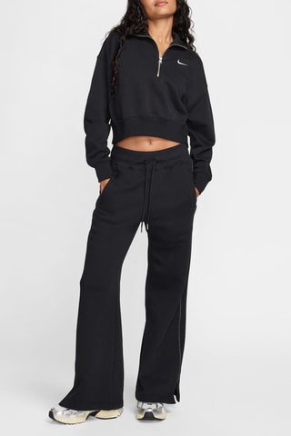 Pantalon polaire taille haute - Noir