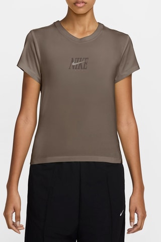 T-shirt slim - Marron