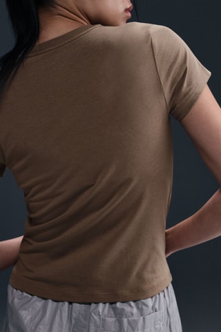 T-shirt slim - Marron
