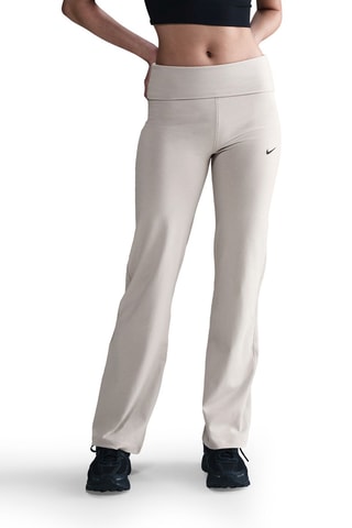 Pantalon taille haute - Beige