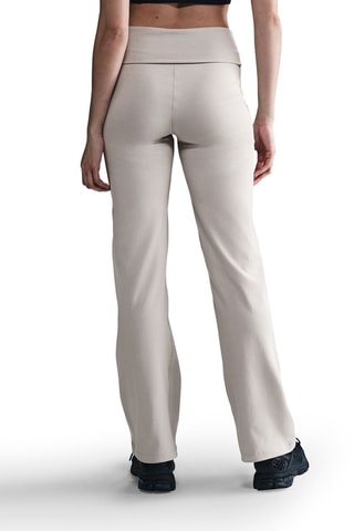 Pantalon taille haute - Beige