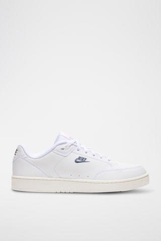 Nike Grandstand II en cuir - Blanc