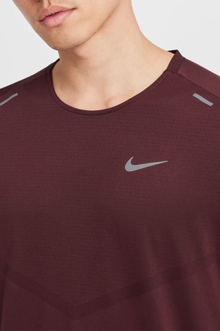 T-shirt de running - Bordô