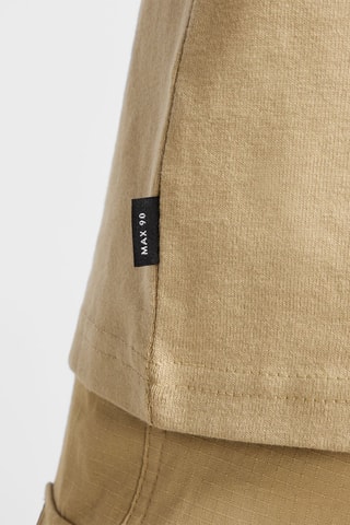 T-shirt en coton biologique - Beige