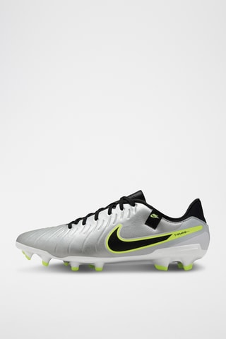 Nike Tiempo Legend 10 Academy MG en cuir - Gris