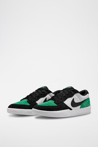 Nike SB Force 58 en nubuck - Blanc