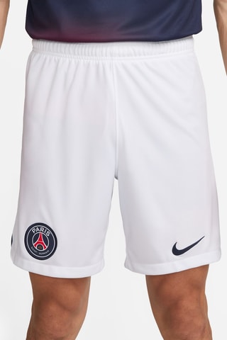 Short de football Paris Saint-Germain - Blanc et bleu marine