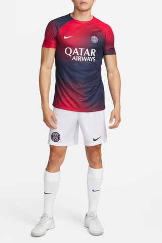 Short de football Paris Saint-Germain - Blanc et bleu marine