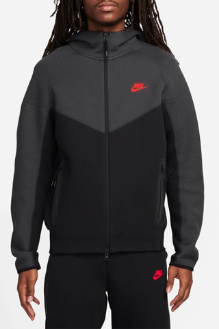 Sweat polaire à capuche Nike Tech - Noir