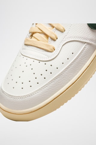Nike Court Vision Low en cuir - Blanc et vert