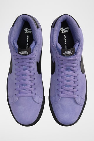 Nike SB Zoom Blazer Mid en cuir - Violet