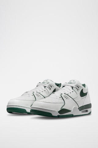 Nike Air Flight '89 Low en cuir - Blanc