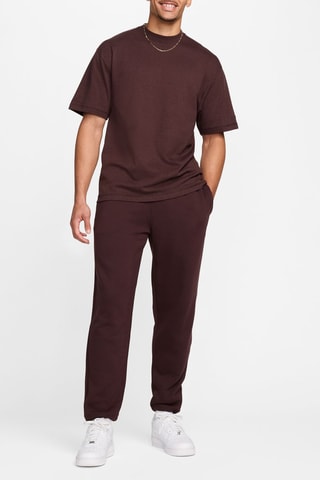 Pantalon ample polaire en laine - Marron