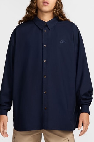 Chemise oversize - Bleu marine
