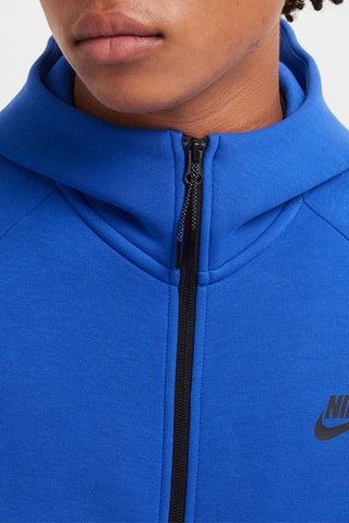 Sweat polaire à capuche - Bleu roi