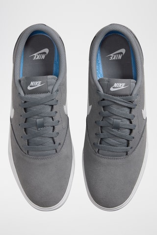 Nike Charge Suede en nubuck - Gris clair
