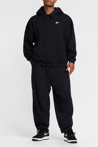 Sweat oversize polaire - Noir