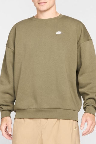 Sweat oversize polaire - Vert olive