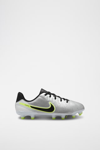 Nike Jr. Tiempo Legend 10 Academy MG en cuir - Gris