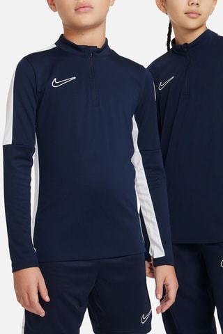 T-shirt d'entraînement de football - Bleu marine et blanc