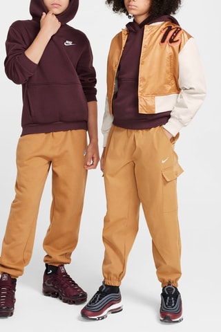 Sweat polaire à capuche - Bordeaux