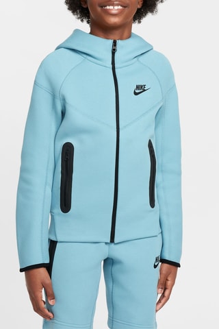Sweat polaire à capuche - Bleu clair