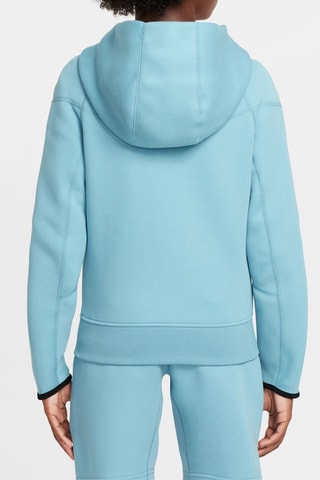 Sweat polaire à capuche - Bleu clair