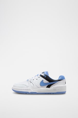 Nike Full Force Low en cuir - Blanc