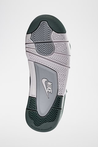Nike Air Flight 89 en cuir - Blanc et vert foncé