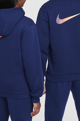 Sweat de football polaire Cristiano Ronaldo - Bleu marine