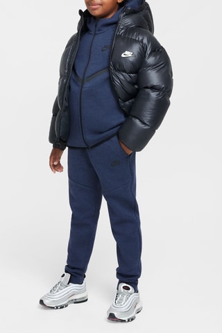 Pantalon de survêtement polaire - Bleu marine chiné
