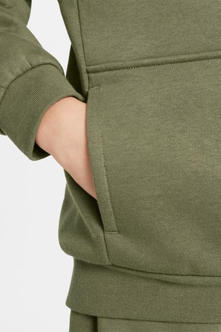Sweat polaire à capuche - Vert