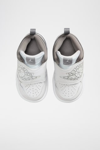 Sky Jordan 1 en cuir - Gris et blanc