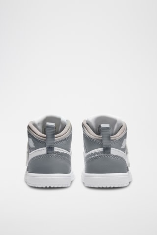 Sky Jordan 1 en cuir - Gris et blanc