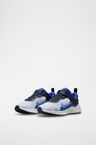 Nike Revolution 7 - Gris clair et bleu roi