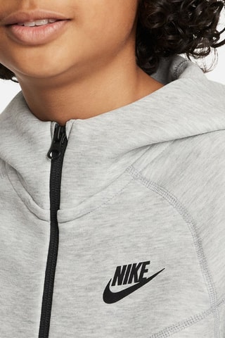Sweat polaire à capuche B Nsw Tech - Gris clair chiné