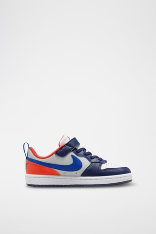 Court Borough Low Recraft en cuir - Bleu et blanc - Nike