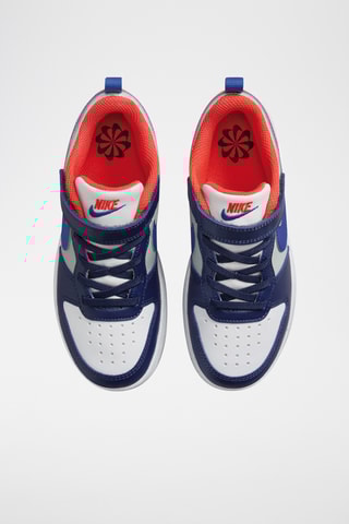 Court Borough Low Recraft en cuir - Bleu et blanc - Nike