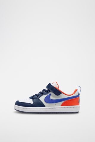 Court Borough Low Recraft en cuir - Bleu et blanc - Nike