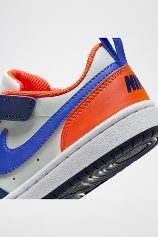 Court Borough Low Recraft en cuir - Bleu et blanc - Nike