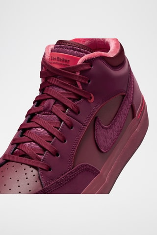 Leo Baker en cuir- Bordeaux - Nike