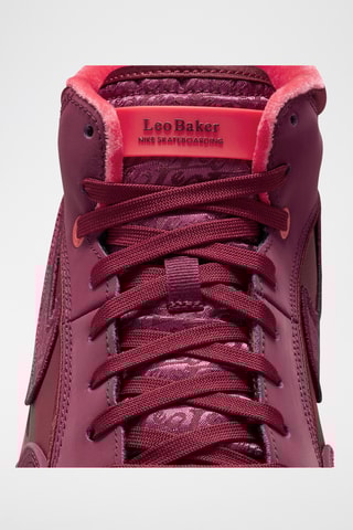 Leo Baker en cuir- Bordeaux - Nike