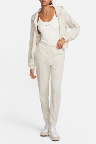 Pantalon de survêtement slim taille haute Chill Terry - Ecru - Nike