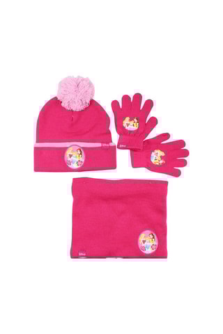 3-delige Set Prinsessen Disney - Fuchsia