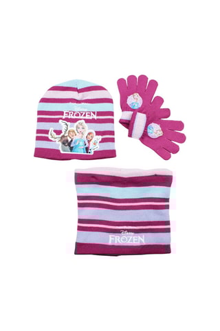 3-delige Set Frozen Disney - Roze en Paars