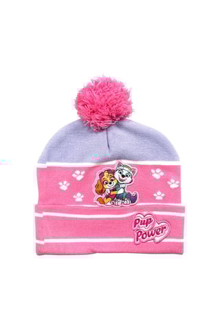 Bonnet à pompon Skye et Everest Pat’ Patrouille - Rose 