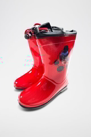 Regenlaarzen Lady Bug Miraculous - Rood